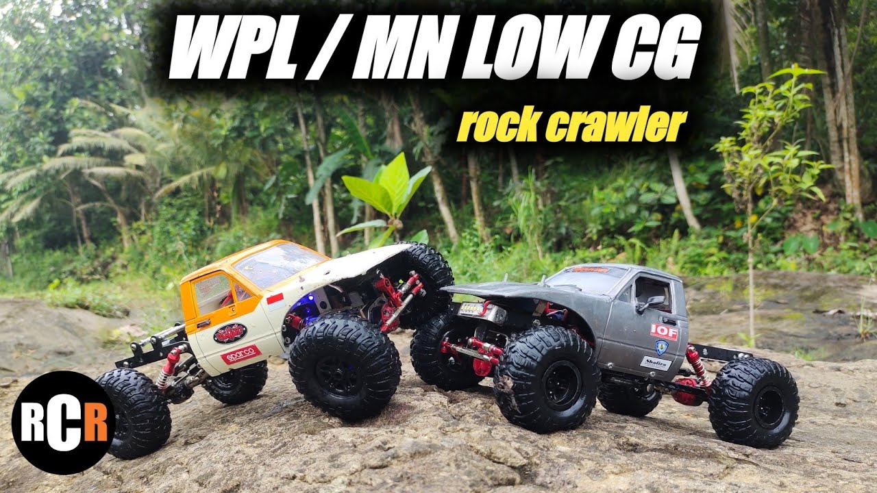2 RC WPL LCG ROCK CRAWLER ‼️ 1/16 LOW CG MN/WPL