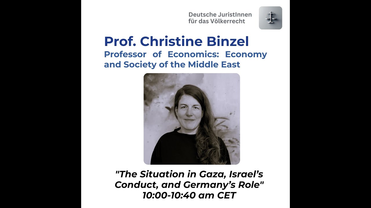 Lecture Prof. Christine Binzel: 