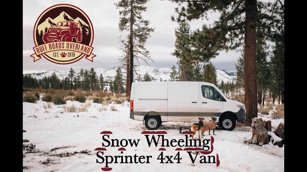 Snow Wheeling a Stock 4x4 Sprinter Van!