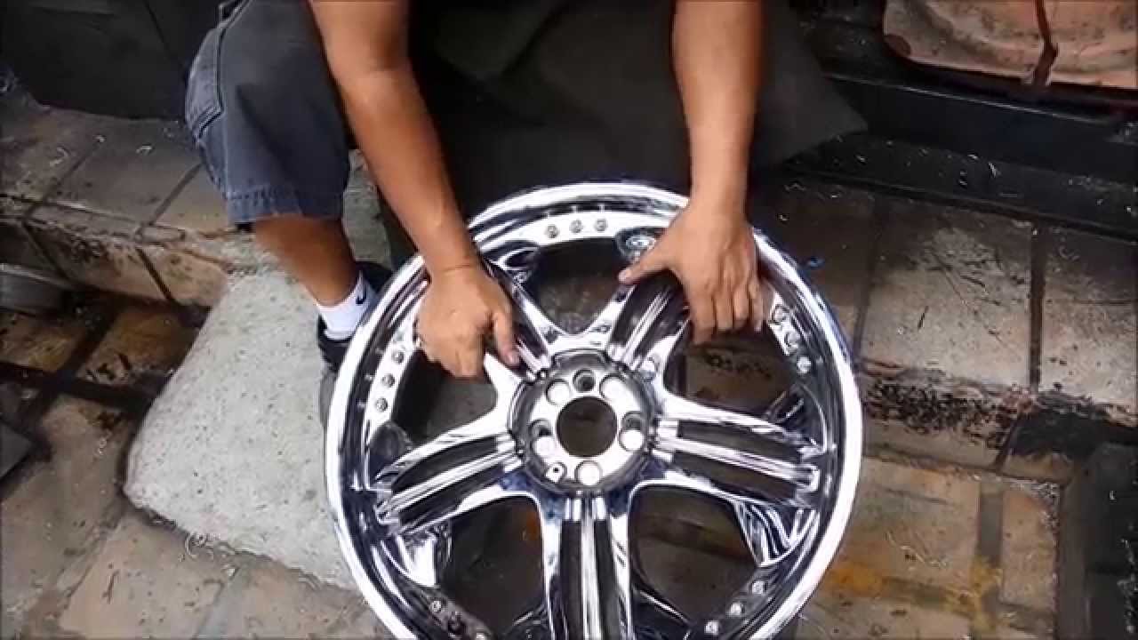 Refuração de Roda Cromada Aro 20''