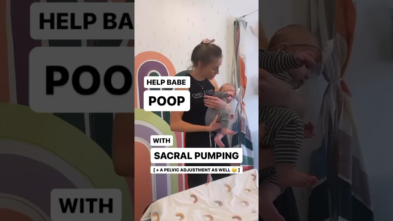 Help your baby POOP!💩 #babycare #constipation #pediatricchiropractic