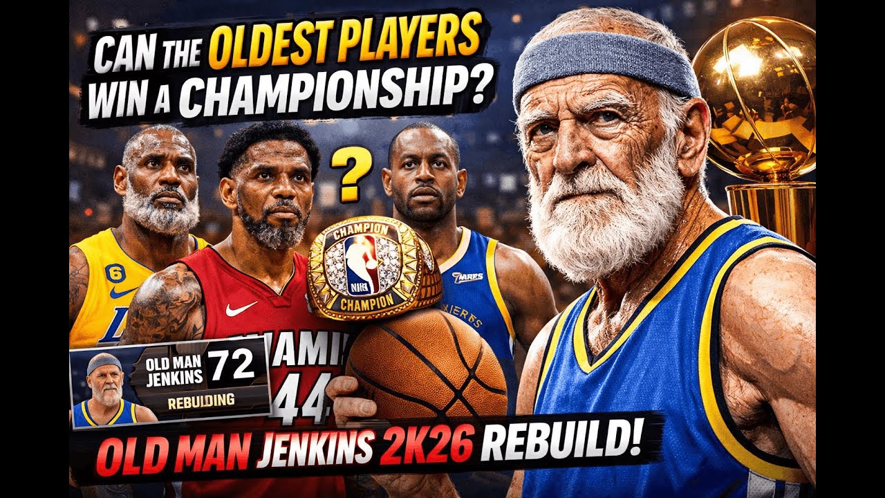 OLD MAN JENKINS REBUILD - 30+ yr old players win the championship? Clippers 2k26 rebuild