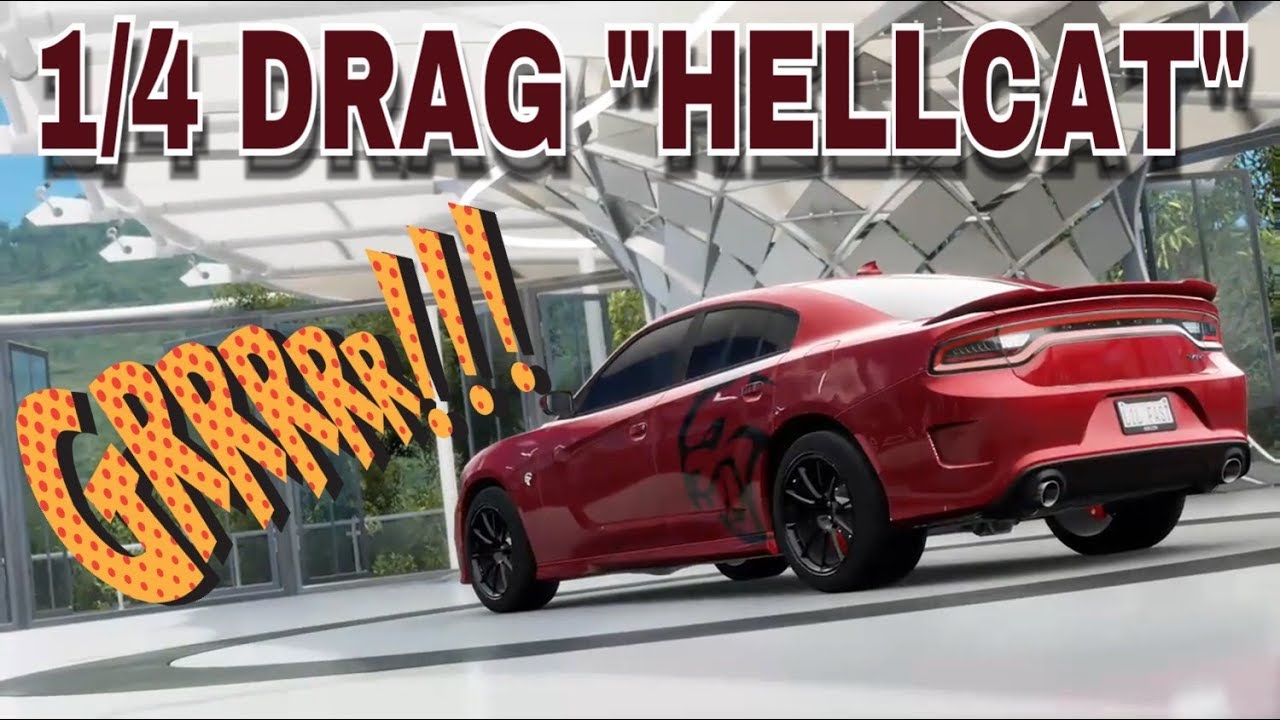 how to tune 1/4 mile drag 2015 DODGE CHARGER SRT (( HELLCAT )) on Forza Horizon 3
