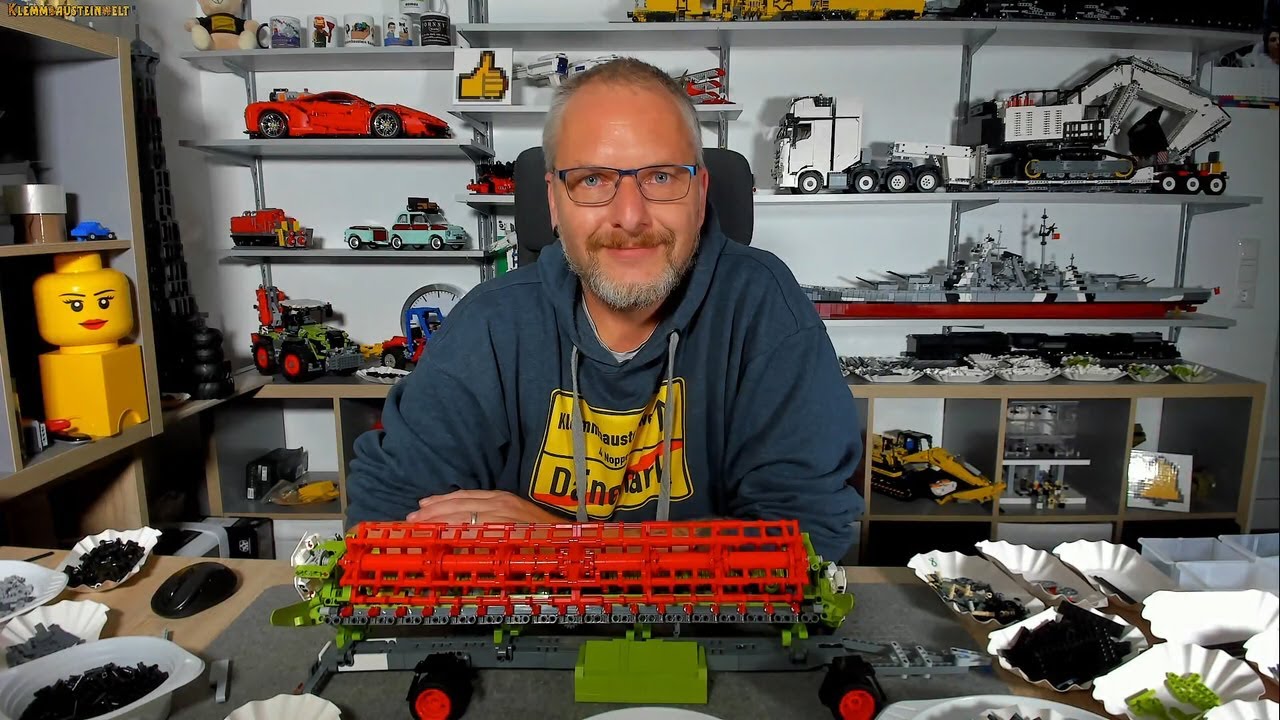 5,3Kg geniales Design.  Moc 71485 Claas Lexion 8900 Mähdrescher von Kneisibricks  Teil 2