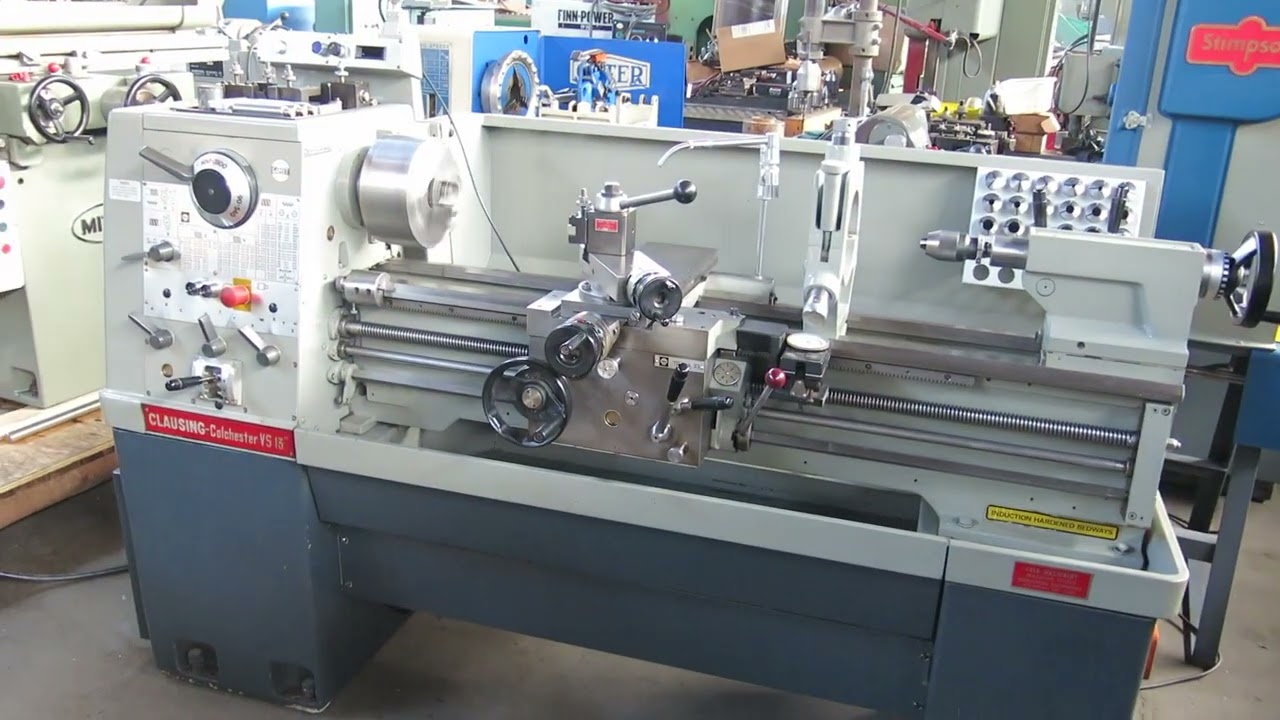CLAUSING COLCHESTER LATHE 13