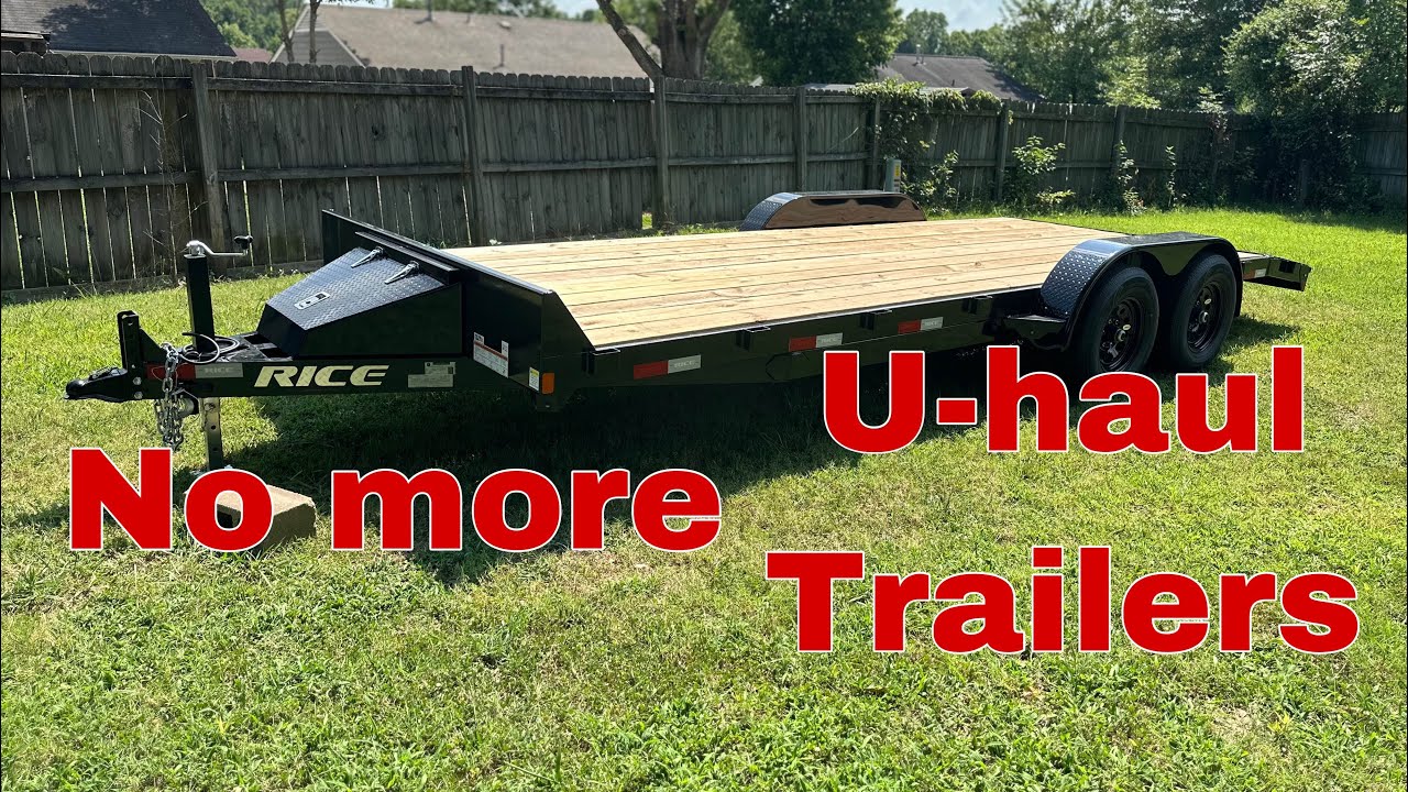 My car hauler Rice Trailer