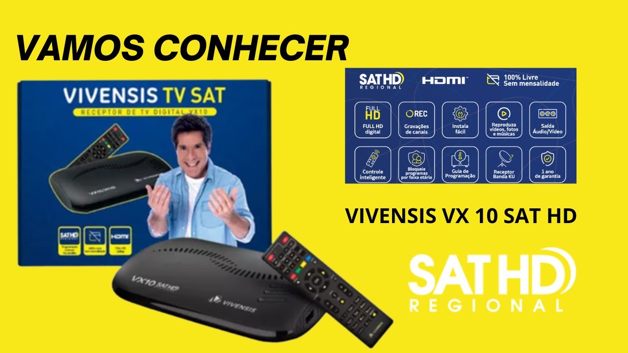 SAT HD REGIONAL VIVENSIs VT SAT. MODELO VX 10.