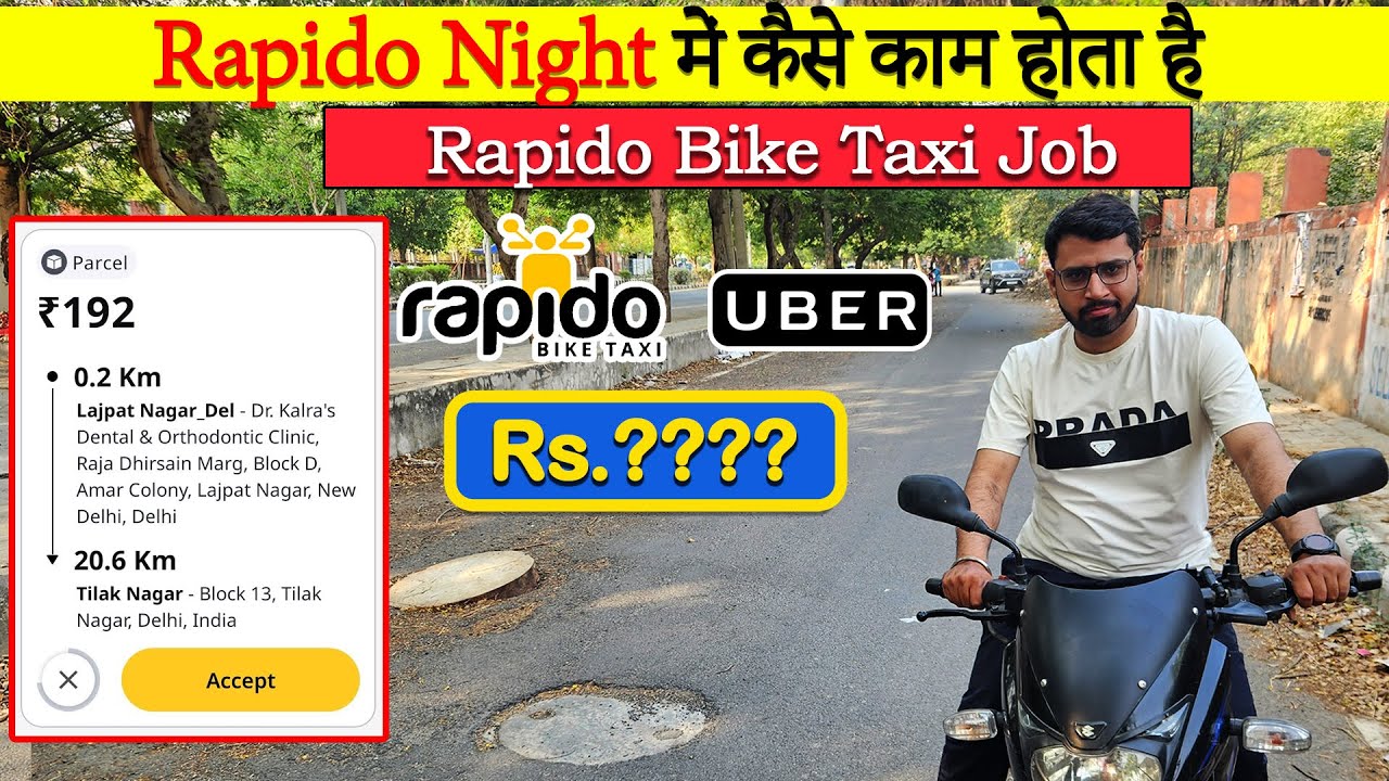 Rapido Captain Full Night Earning 🤑🔥 | Rapido Part Time Earnings | Ride on Pulsar 150