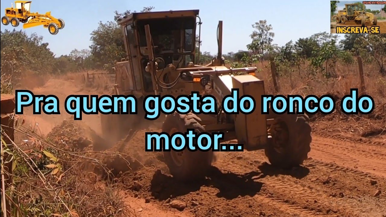 Continuando na recuperação com cascalho /Motoniveladora Caterpillar 120K /Grader niveleuse