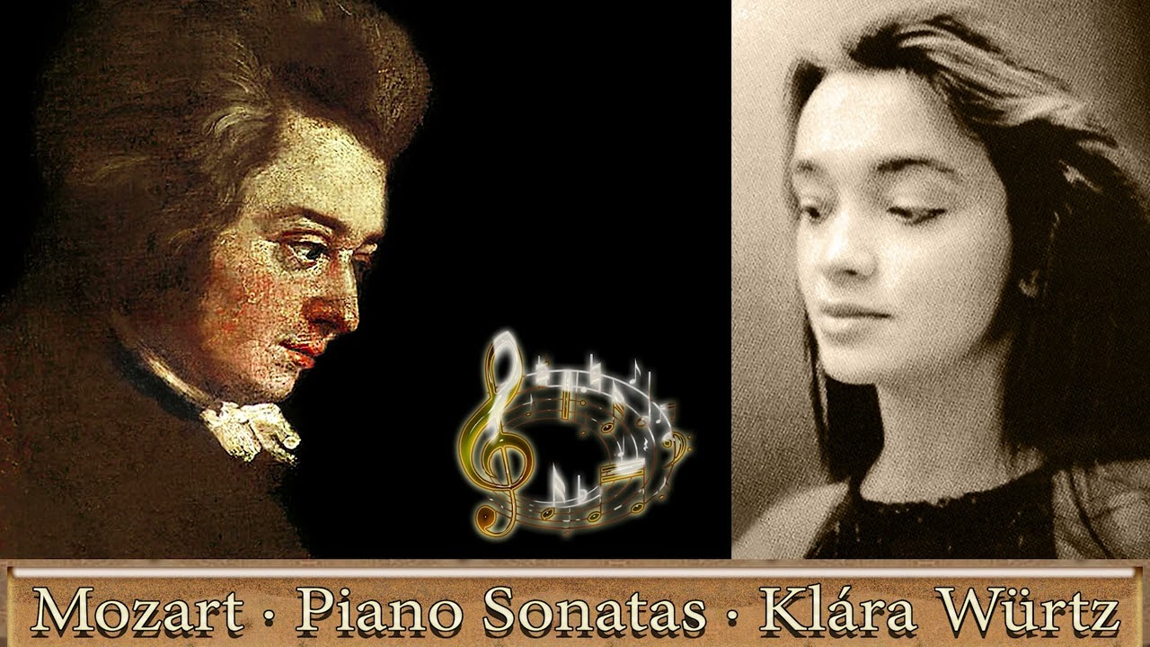 Klára Würtz - Mozart: Piano Sonata No. 5 in G Major, K. 283. Rec. 1998