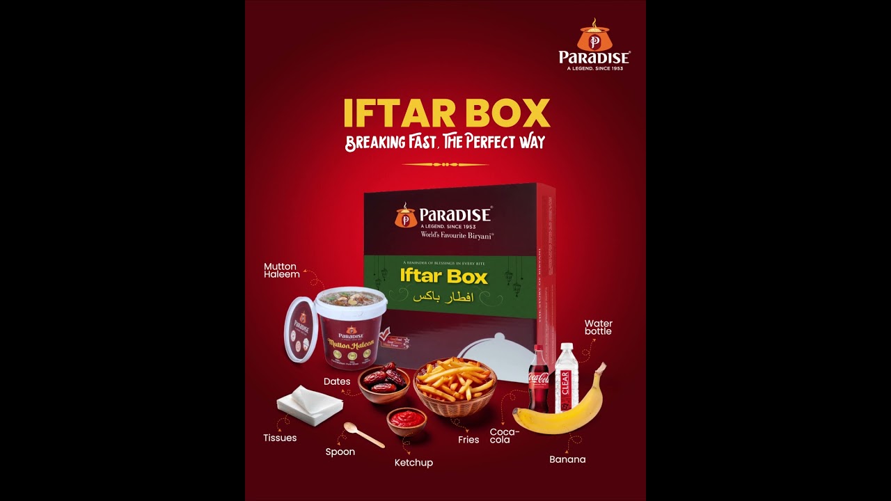 Paradise Iftar Box: Breaking the Fast the Perfect Way
