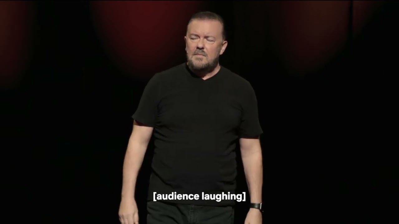 Ricky Gervais - Armageddon  - ''We're all apes, Bruce Willis'' Joke