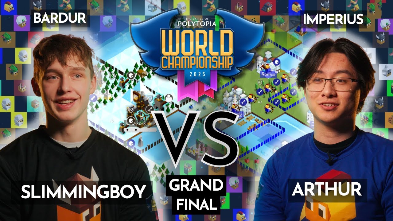 POLYTOPIA World Championship 🏆 GRAND FINAL 🏆 - ARTHUR (Imperius) VS SLIMMINGBOY (Bardur)