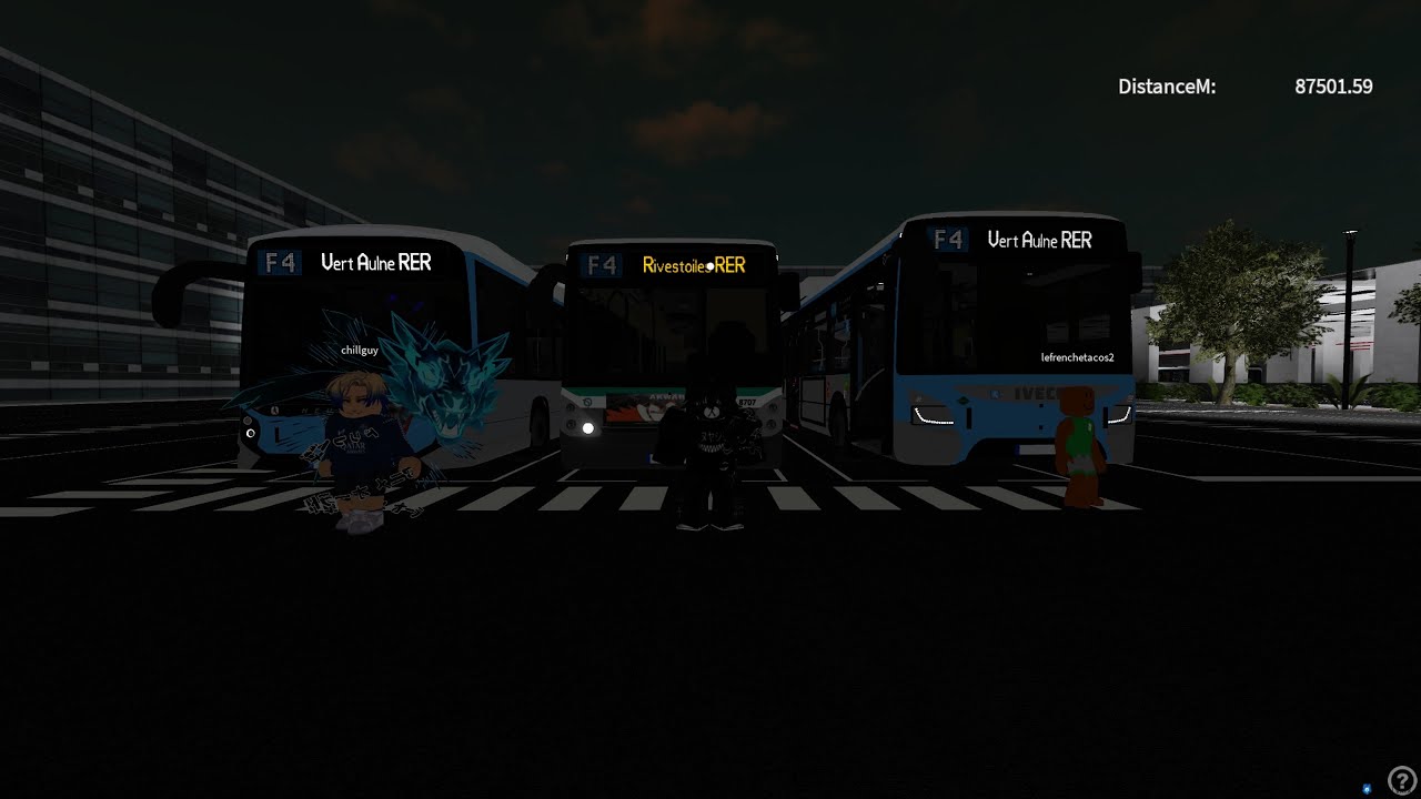 ASN-Nexus Chantilly | Heuliez GX337E | Bus F4 | Roblox (Ft. @Creerjeuderer12)