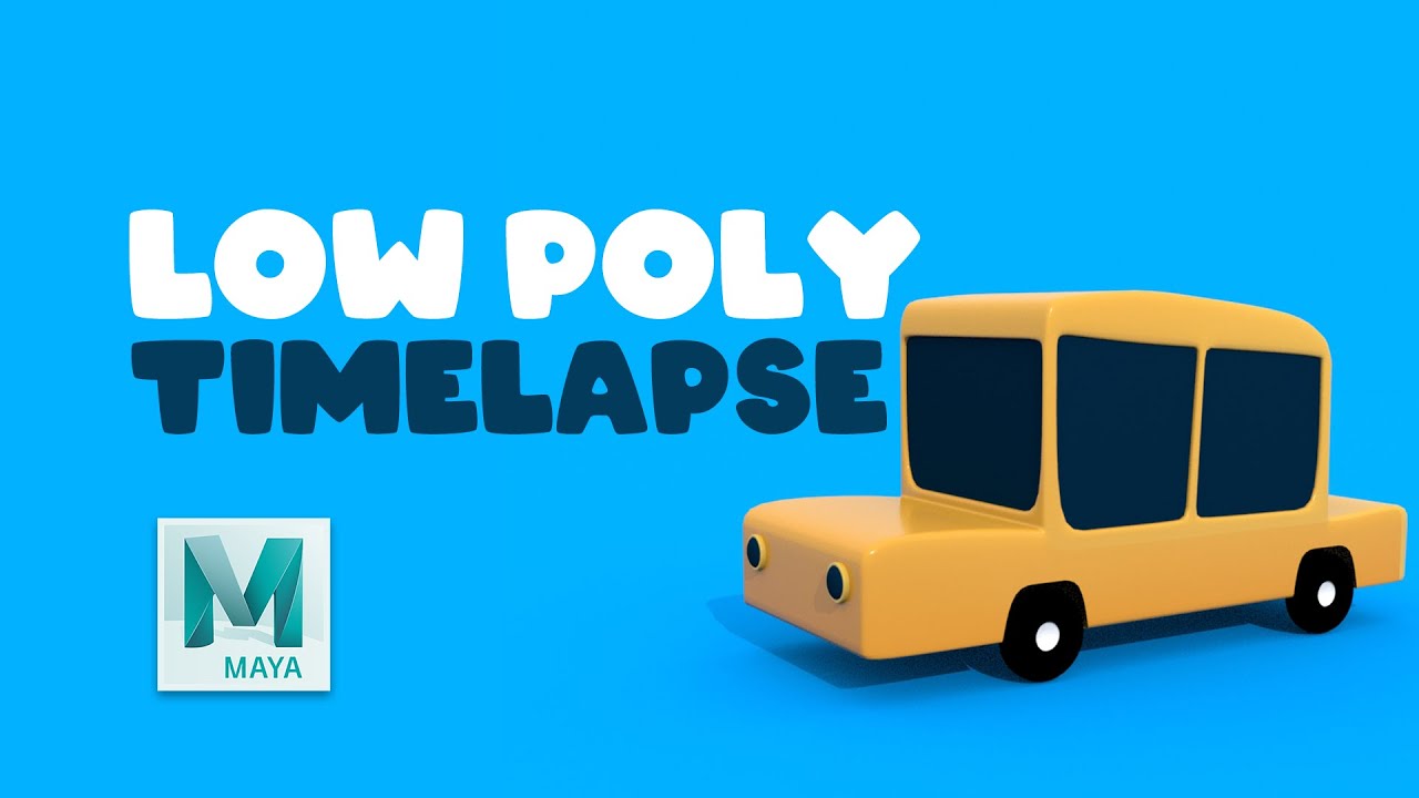 Modeling Cartoon Car in Maya