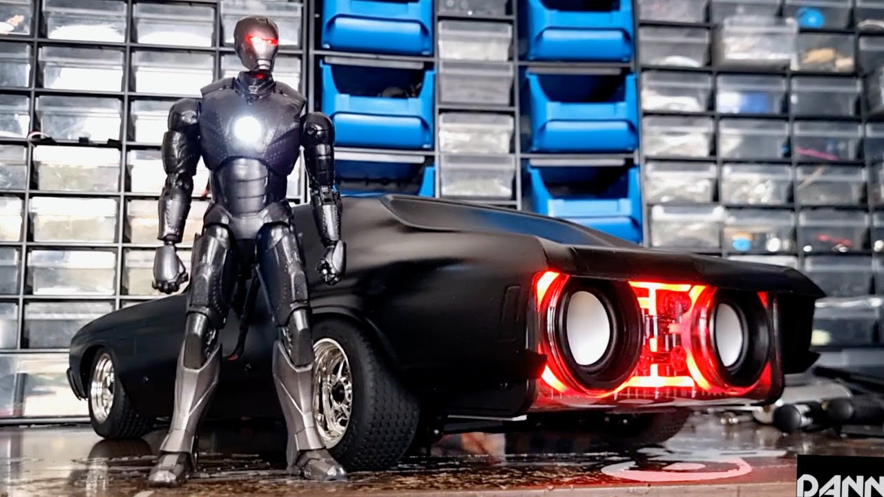 Custom IRON MAN RC Chevy Chevelle with BT Speakers.RC Animatronics by Danny Huynh Creations.