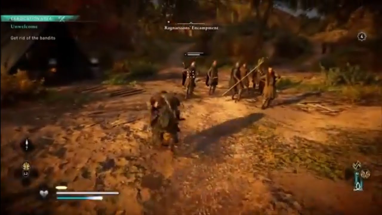 Assassin's Creed Valhalla - Quest: Unwelcome (Ragnarsson's Encampment)