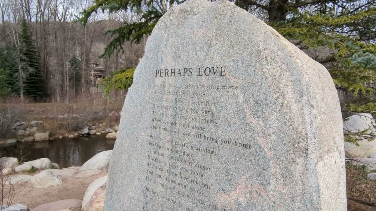 John Denver Memorial rock garden tour. May 7, 2023 In Aspen, Colorado. #johndenver #memorial