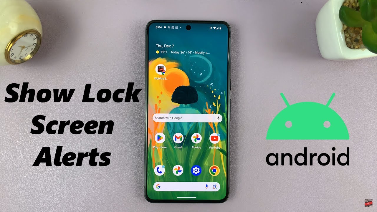 Как отображать уведомления на экране блокировки на телефоне Android