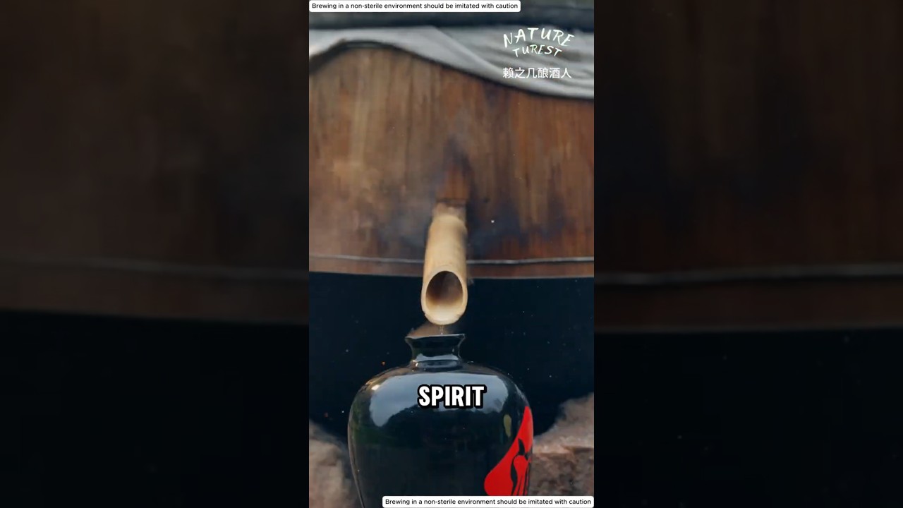 Distilled wine made by traditional process