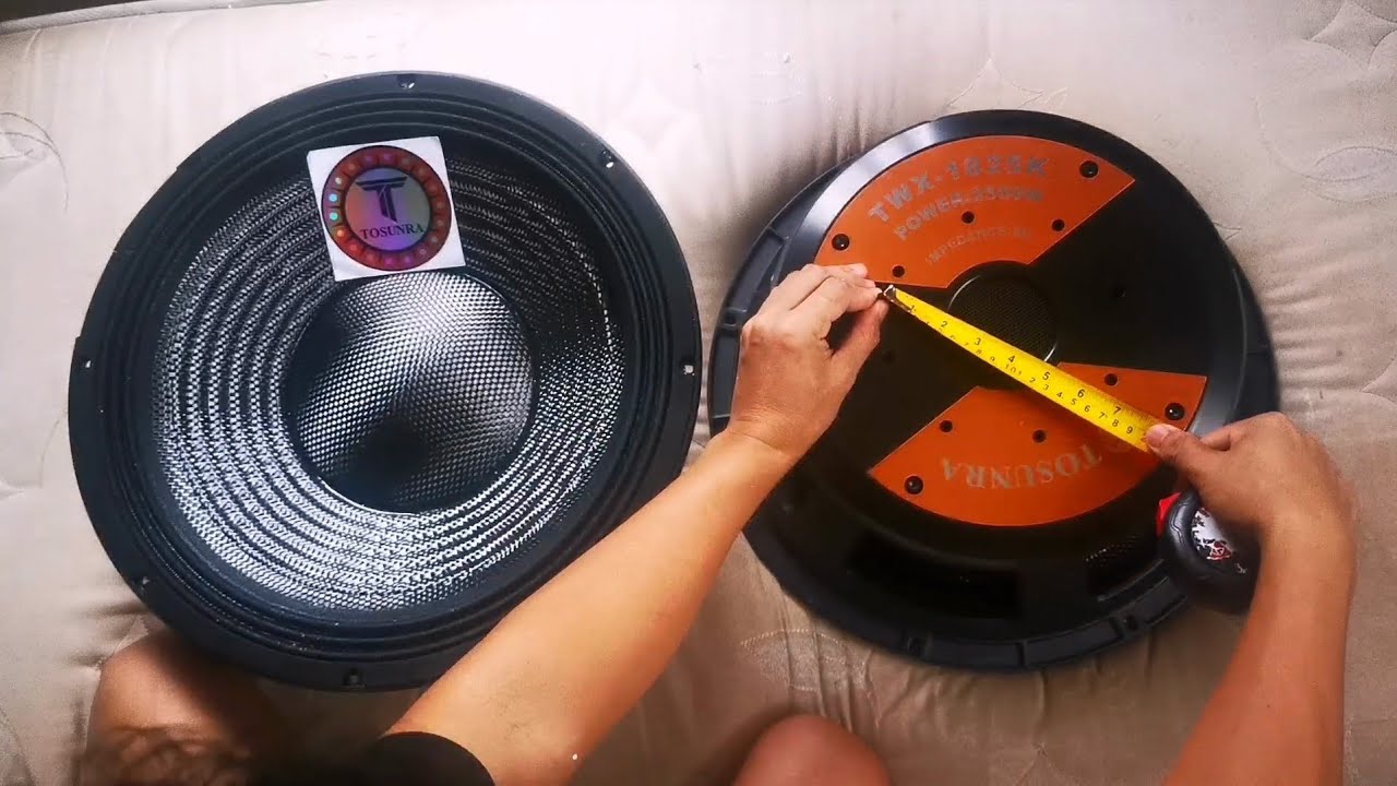 Affordable Quality Carbon Fiber Subwoofer from Tosunra | 2500w Tosunra TWX 1825k - D18 6inches VC
