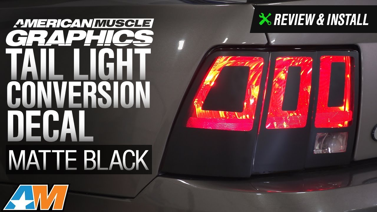 1999-2004 Mustang American Muscle Graphics Tail Light Conversion Decal Review & Install