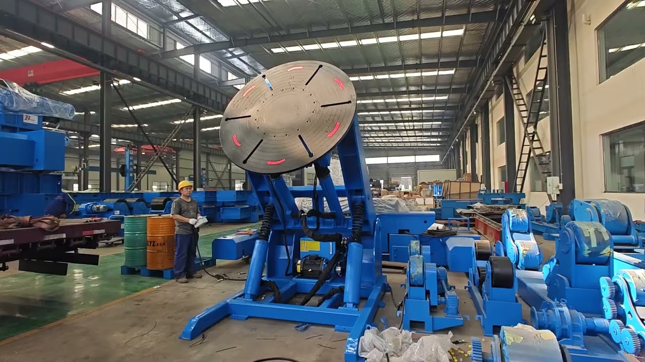 5 Ton Hydraulic Welding Positioner | BOTA Heavy Industry Factory Testing#machine #welding
