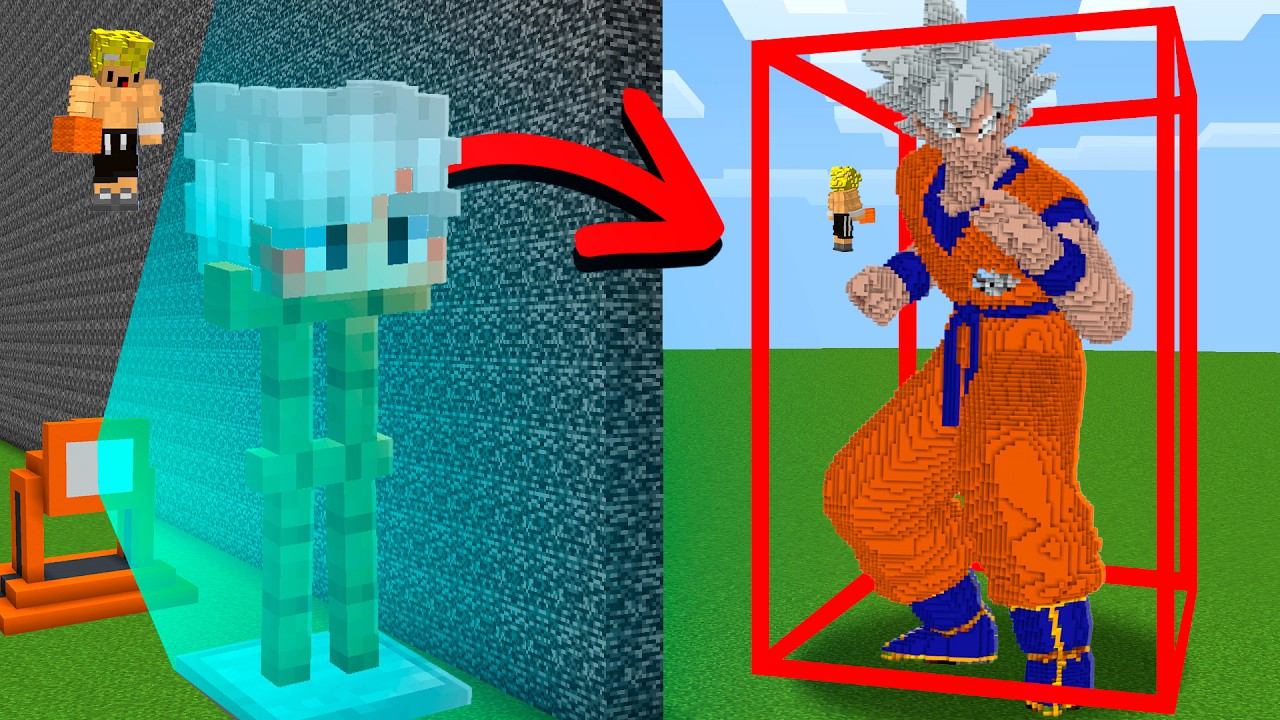 Trolleé a Mi Amigo con SCANNER en Batalla de Construcción en Minecraft!