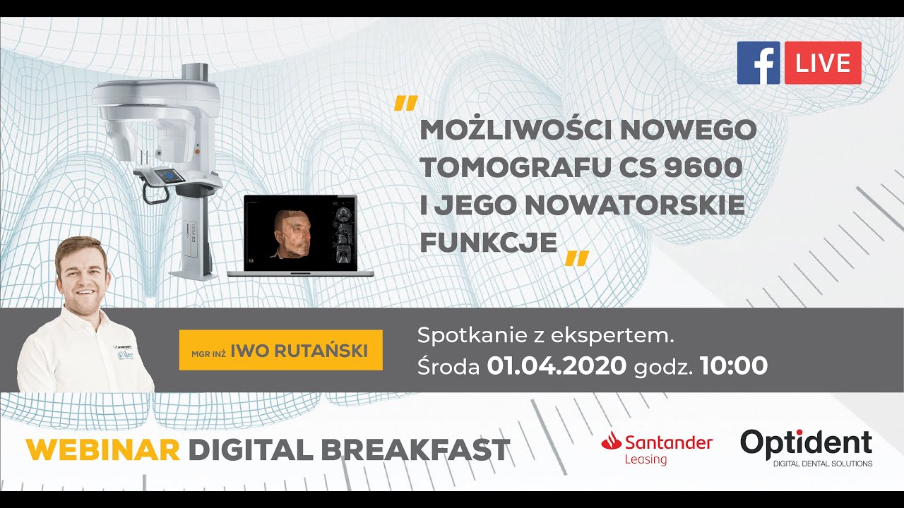 Możliwości nowego tomografu CS 9600 i jego nowatorskie funkcje / Iwo Rutański Optident