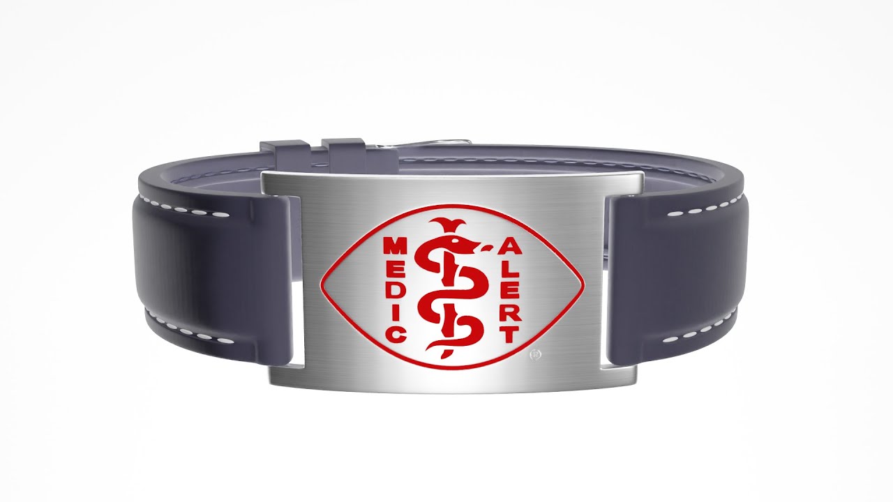 MedicAlert Flex Silicone 20mm Bracelet