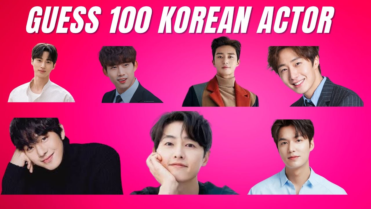 Guess the KOREAN ACTOR in 5 Seconds!🤟| Guess 100 Korean Actors Name | K-ACTOR QUIZ