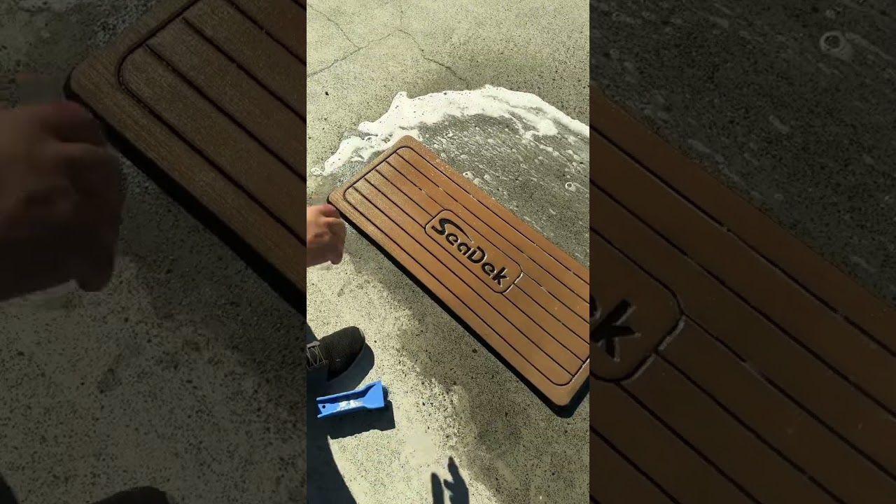 Cleaning SeaDek is easy