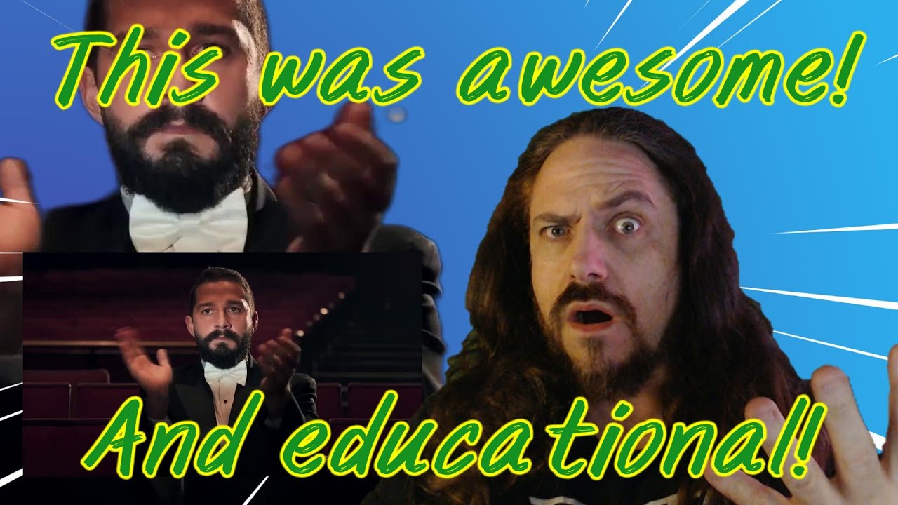 Old Metalhead reacts to Shia LaBeouf live by Rob Cantor
