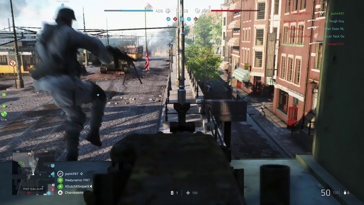 BF5 - MG42 Supressing on the Bridge -1200rpm