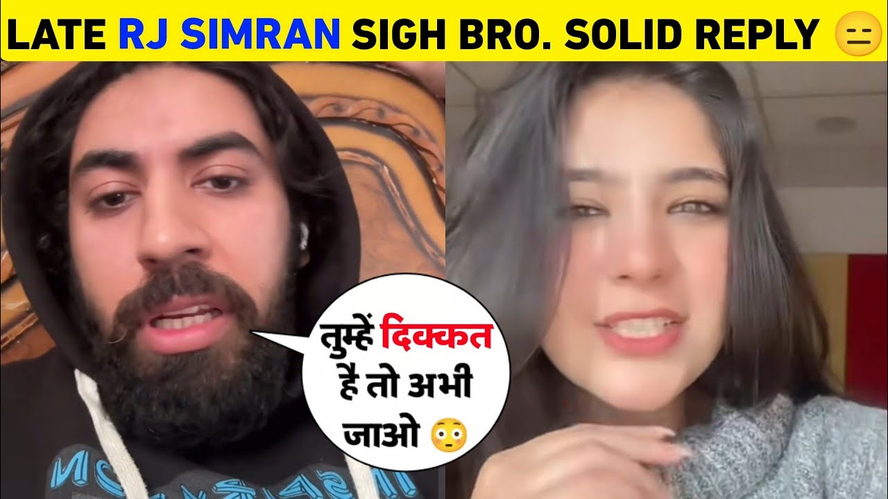 DON'T CARE😳 Rj Simran Brother Lovejot Reply To Haters After Long Time | Simran Singh Sibling Video