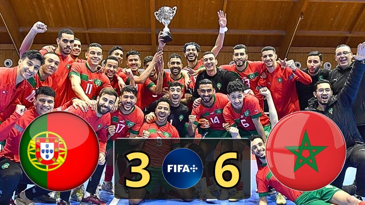 ملخص مباراة المغرب والبرتغال | المنتخب المغربي للفوتسال يطيح ببطل أوروبا لأول مرة في تاريخه 🔥