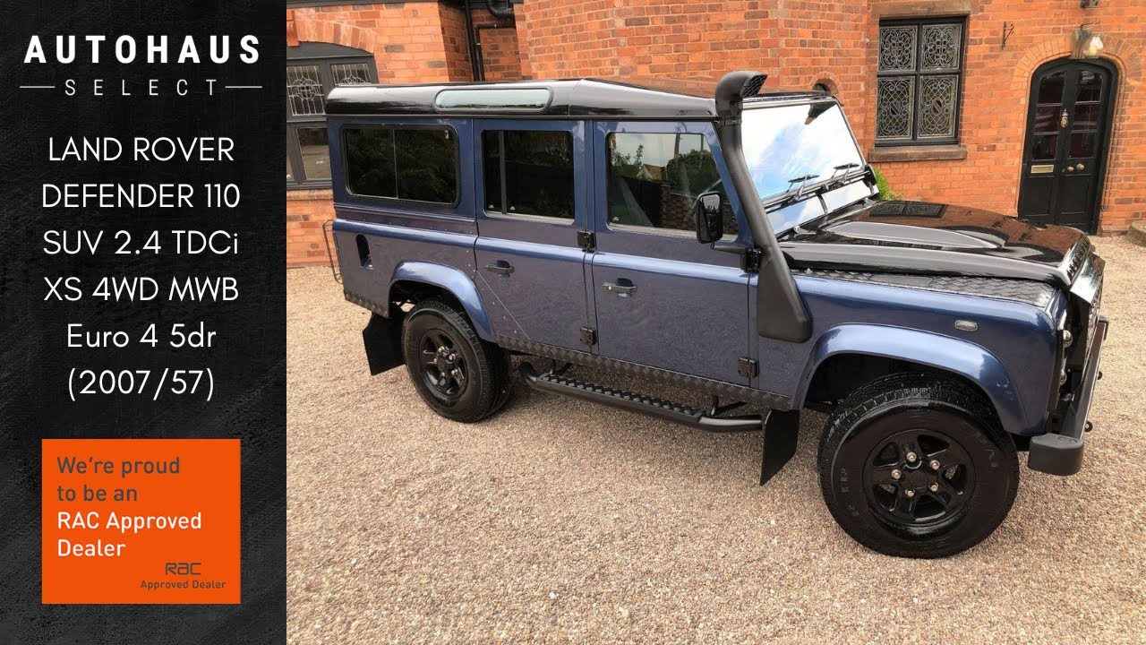LAND ROVER DEFENDER 110 SUV 2 4 TDCi XS 4WD MWB Euro 4 5dr 2007 / 57 Plate - Autohaus Select