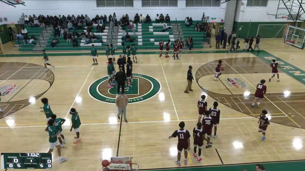 Brentwood High School vs Deer Park High School Mens Varsity Basketball