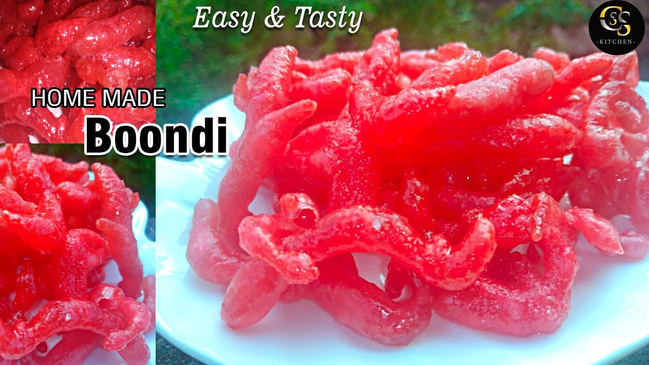 Sri Lankan Boondi Recipe | Bundi | Home Made | Easy Sweet Recipe #csskitchen