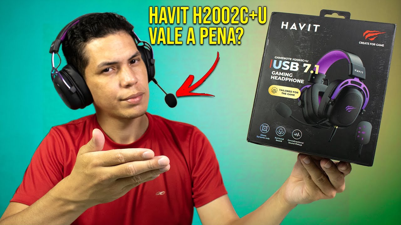 A Evolução do HAVIT H2002D! Conheça o Novo HAVIT H2002C+U (Headset Gamer Barato e Bom) Review/Teste