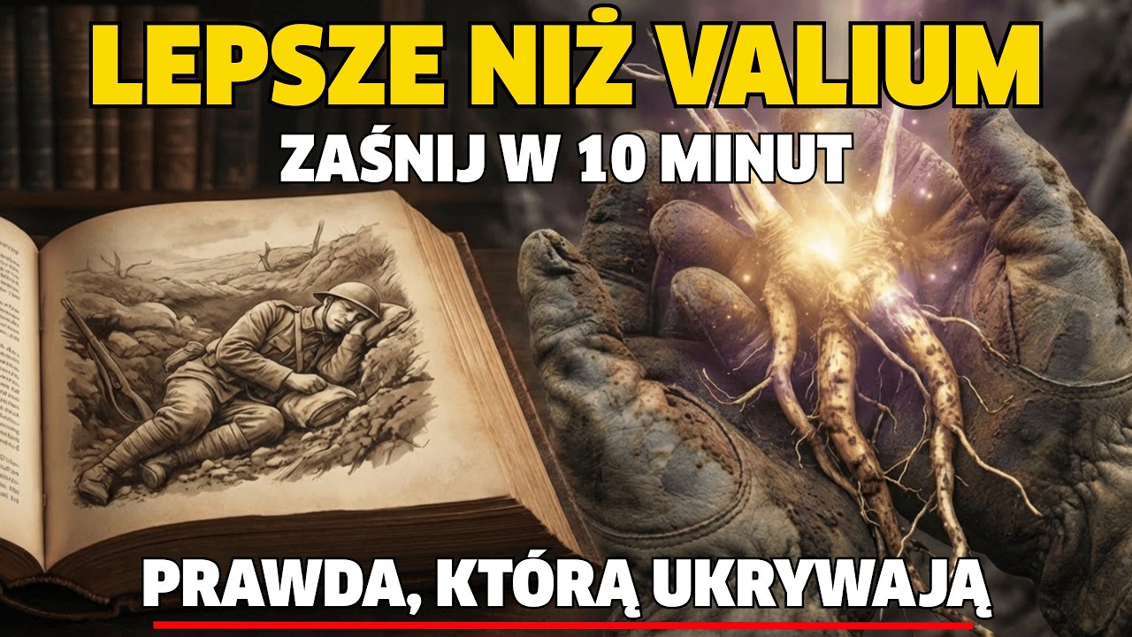 Lepsze niż Valium. „Korzeń spokoju”, który uśpi Cię w 10 minut.