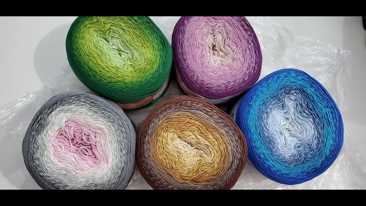 Yarn Review Yarnart Flowers Colors. Self-striping Yarns. Happy Yarn Day!