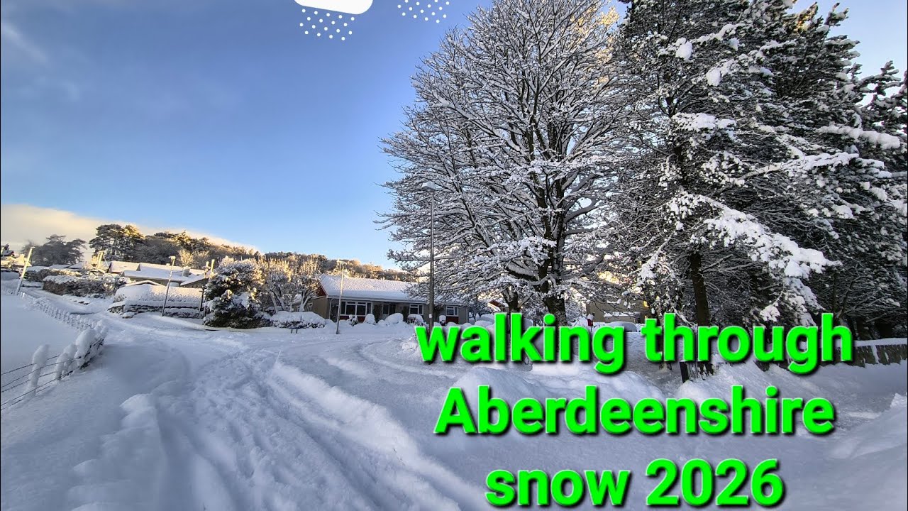 #2026 #Aberdeenshire #snow #storm #newyear #winter #kemnay #weather #travel #nature #walking #fyp