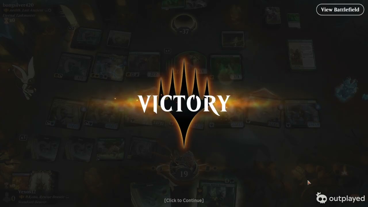 MTG Arena video - Brawl ( Kona, Rescue Beastie )