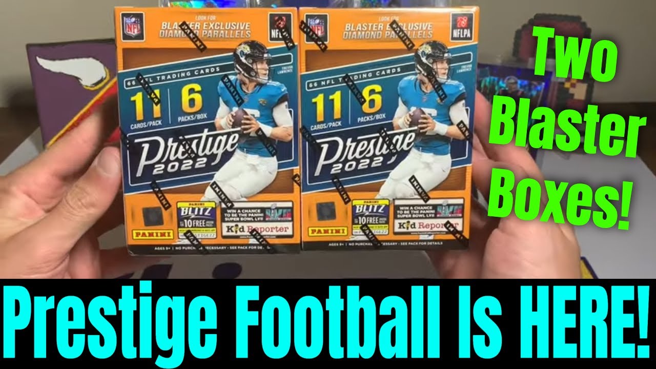 2022 Prestige Football Is HERE! Two Numbered Cards in EACH Blaster?! Hunting For Case Hits!