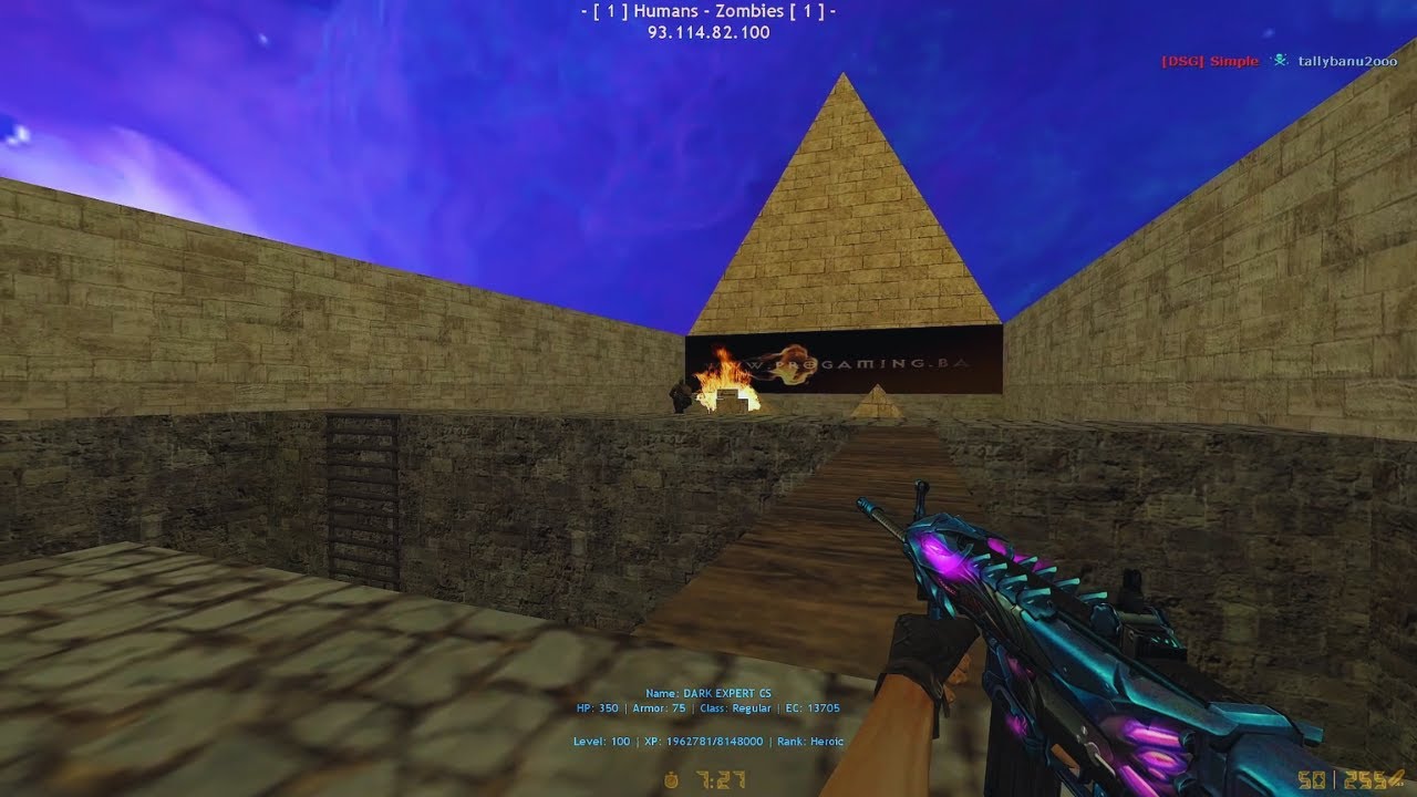 Counter-Strike 1.6 DSG Zombie Escape | 2x Jump + Free VIP #cs #comeback #dsg #darkexpertcs #darkslay