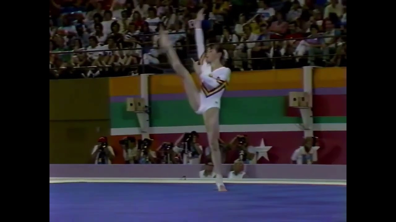 Lavinia Agache 🇷🇴 FX TC 9.950 1984 Olympic Games