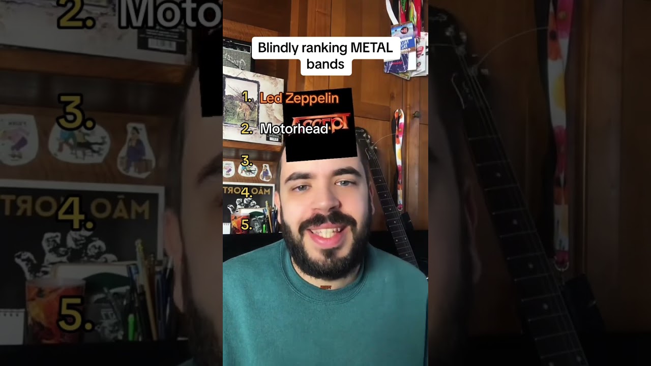 Blind ranking metal bands 