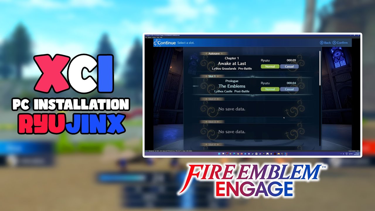 Fire Emblem Engage (XCI) PC Installation & Ryujinx Optimization