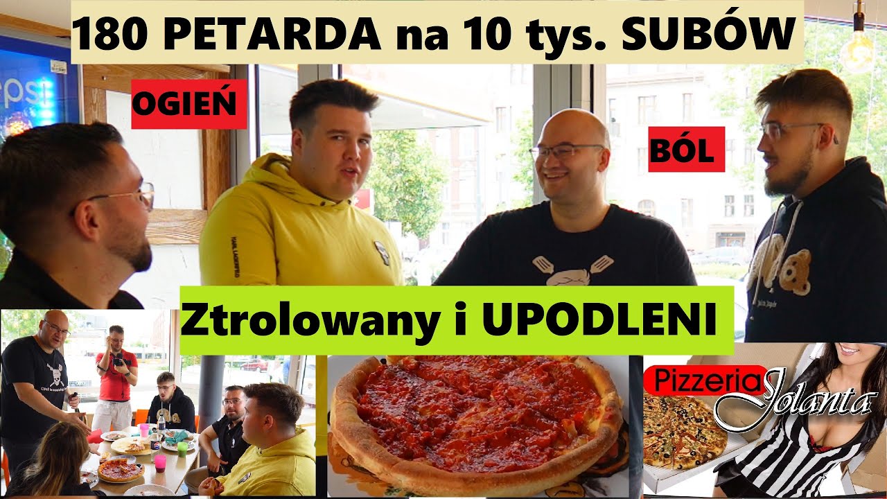 180 PETARDA na 10 tys. SUBÓW. @ZTROLOWANY  i @UPODLENI  Tak się tworzy legendę ​